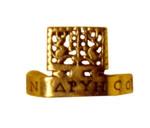 Anillo de oro encontrado en el Foro de Clunia