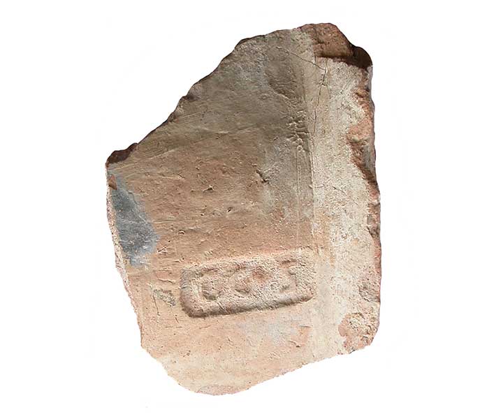 Teja, Resto arqueológico de epigrafía en Clunia