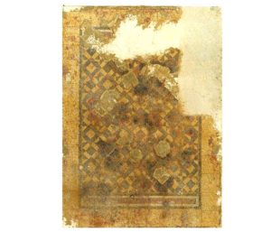 Mosaico del apoditerio oeste de las termos de Los Arcos I