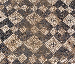 Mosaico en blanco y negro