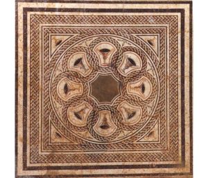 Mosaico llamado de las Cráteras en la Casa 3