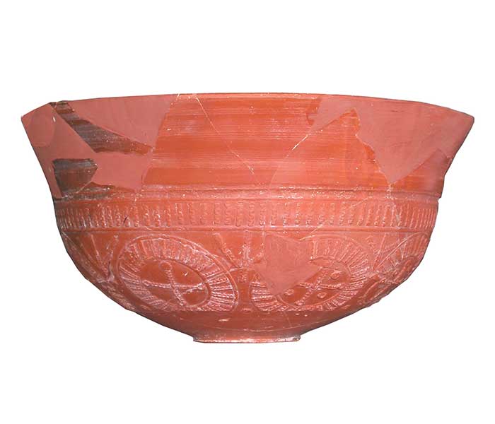 Vaso de Terra Sigilata Hispánica Tardía del siglo IV d.c.