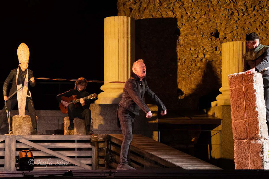 Festival de verano de teatro en Clunia. Burro teatro